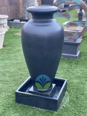Caduceus water feature fountain