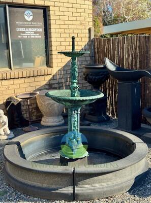 Medium 2 tier bronze fountain M