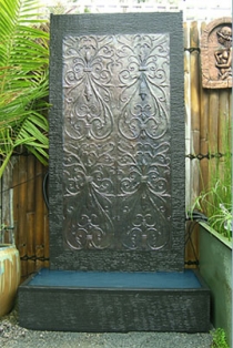 Antique Abstract Wall Fountain