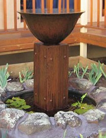Bowl Fountain Hardwood