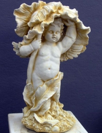 Cupid with Cabbage Leaf