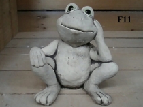 Sitting Frog, Head on Knee