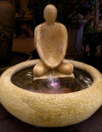 Meditation Ftn in Zen Bowl