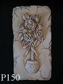 Rose in Pot Plaque