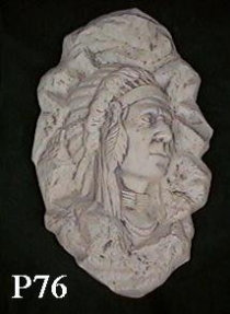 Plaque Indian Chief