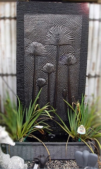 Papyrus Copper Wall Fountain
